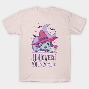 Cute zombie witch child T-Shirt